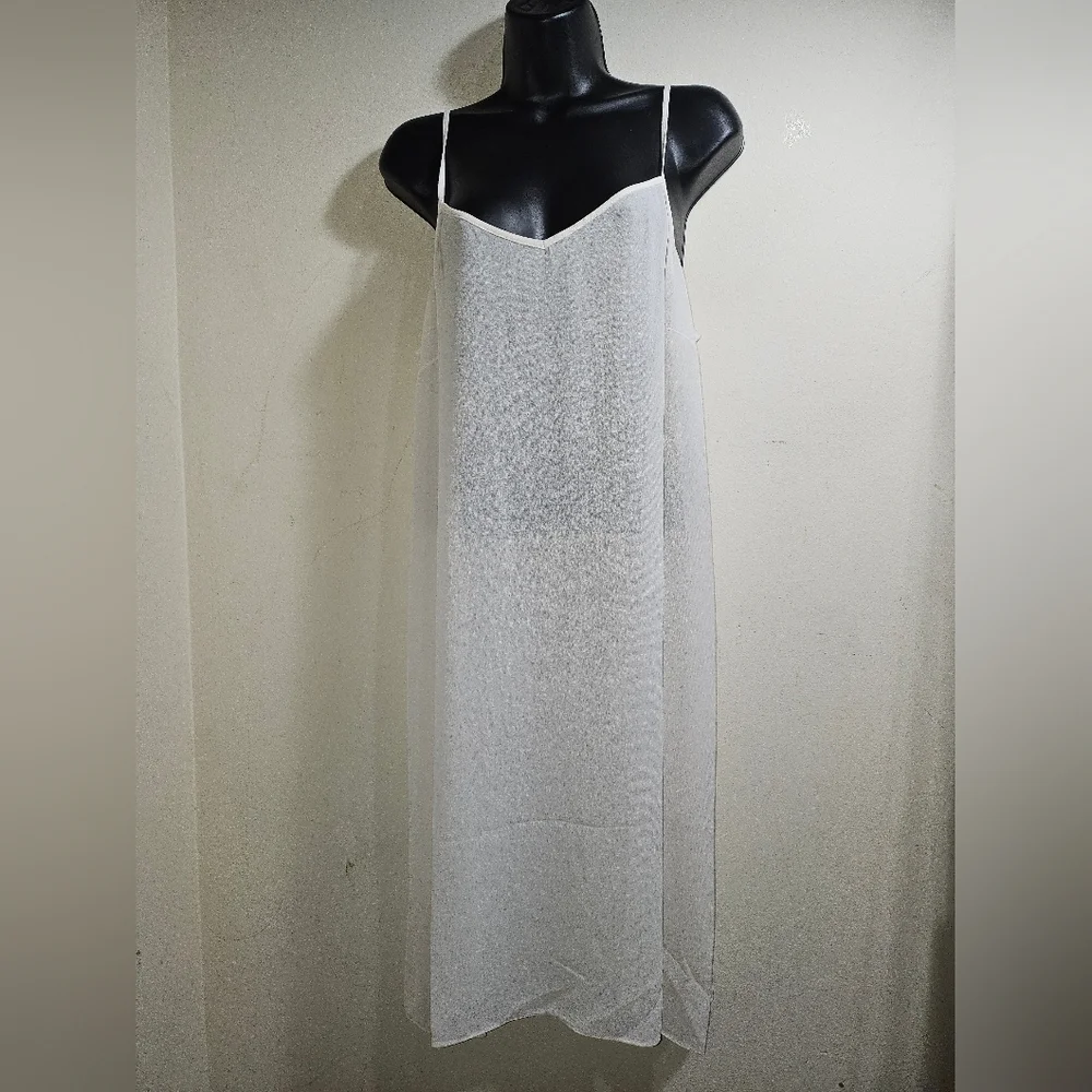 NWT Tory Burch Jasmine Ivory Gold Dress Tie Waist 2 XS - Picture 5 of 10